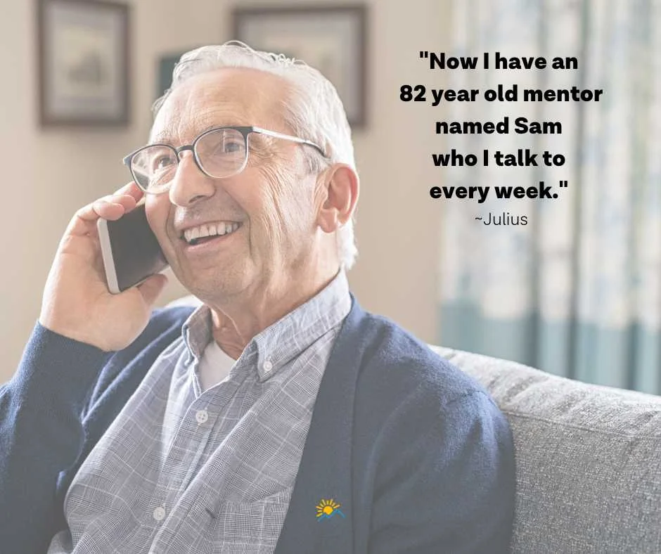 elderly man talking on phone freedom from porn