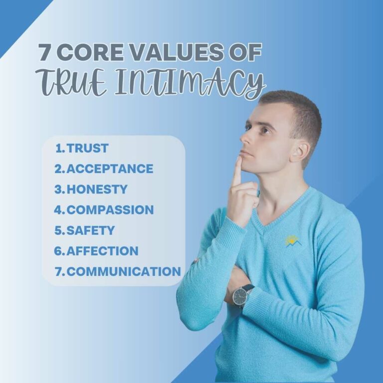 INFOGRAPHIC - 7 core values needed to develop intimacy without sex